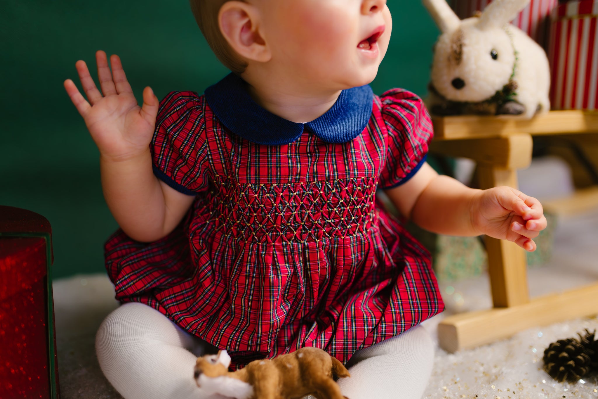 Angelica Red Tartan Bubble