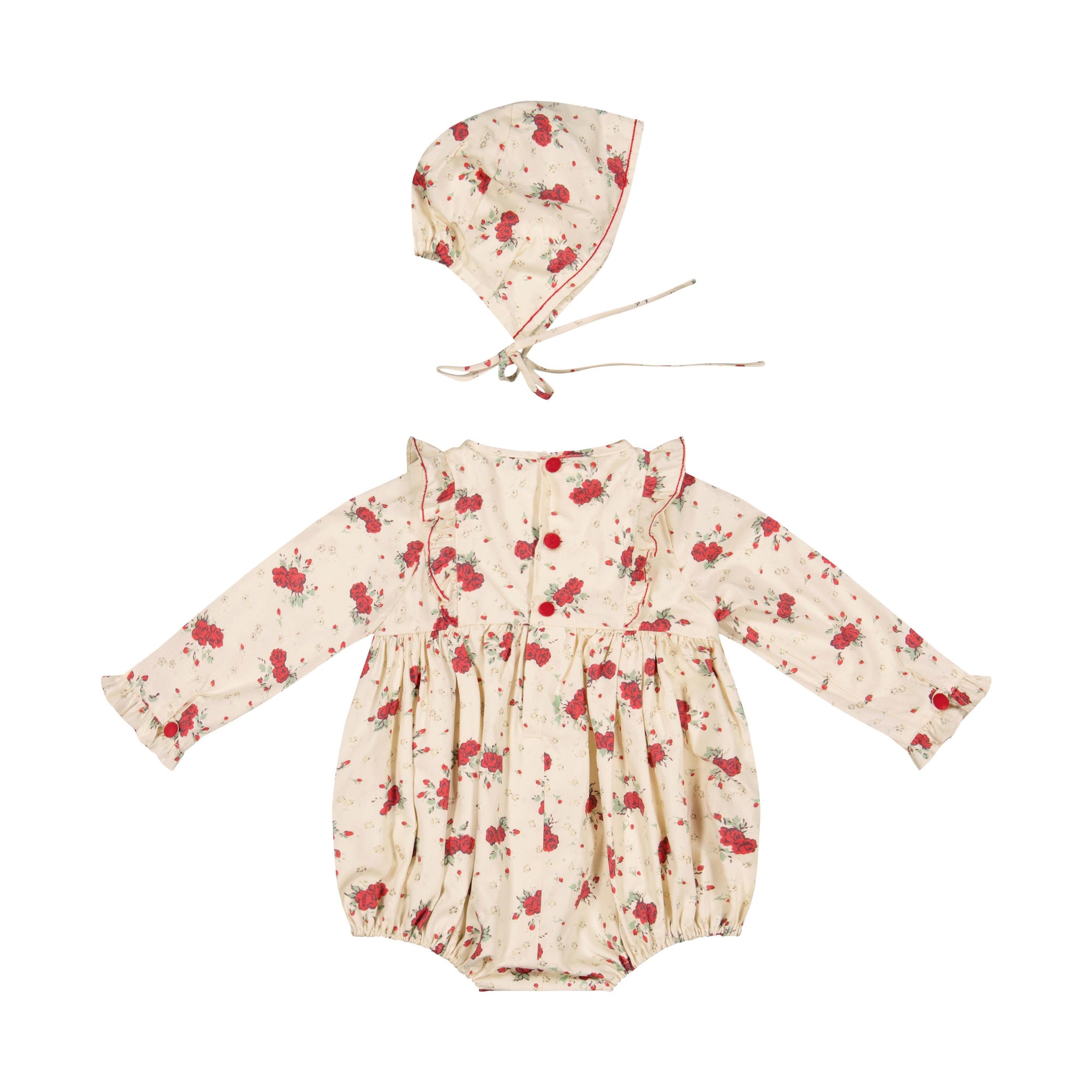 Back of Anastasia Christmas Baby Set