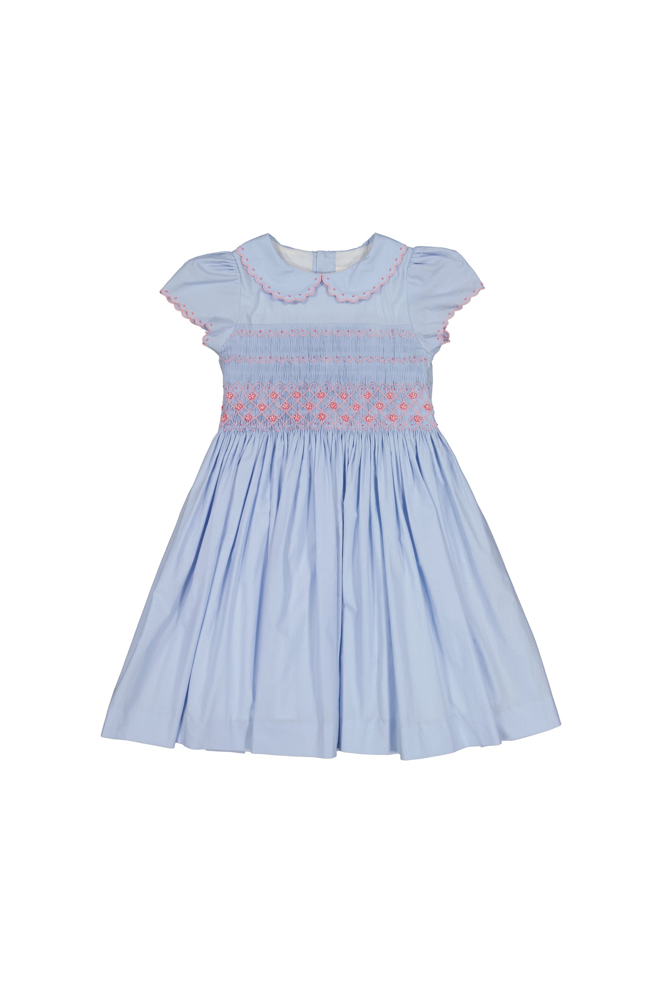 Cassis French Light Blue Smocked Dress