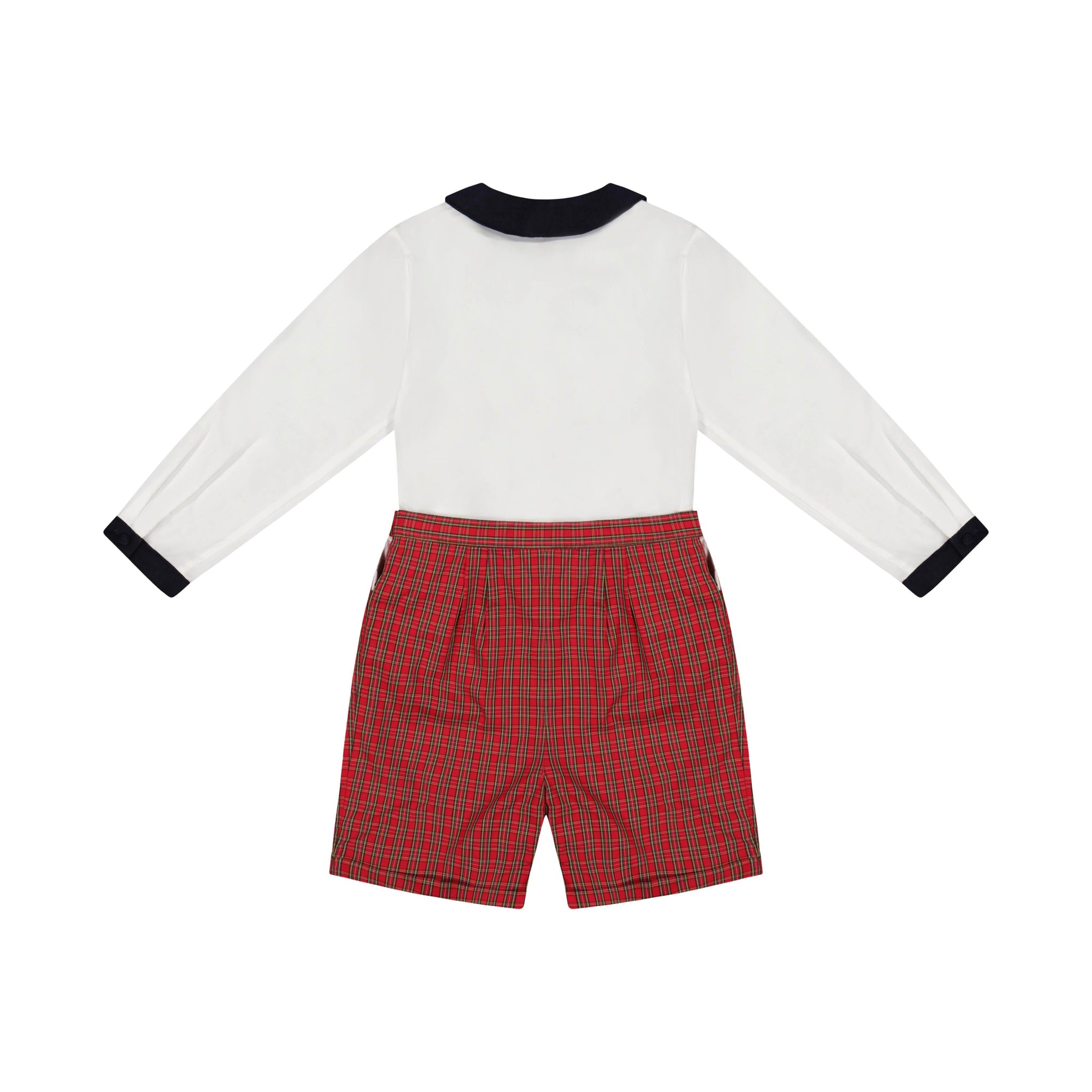 William Red Tartan Dressy Set