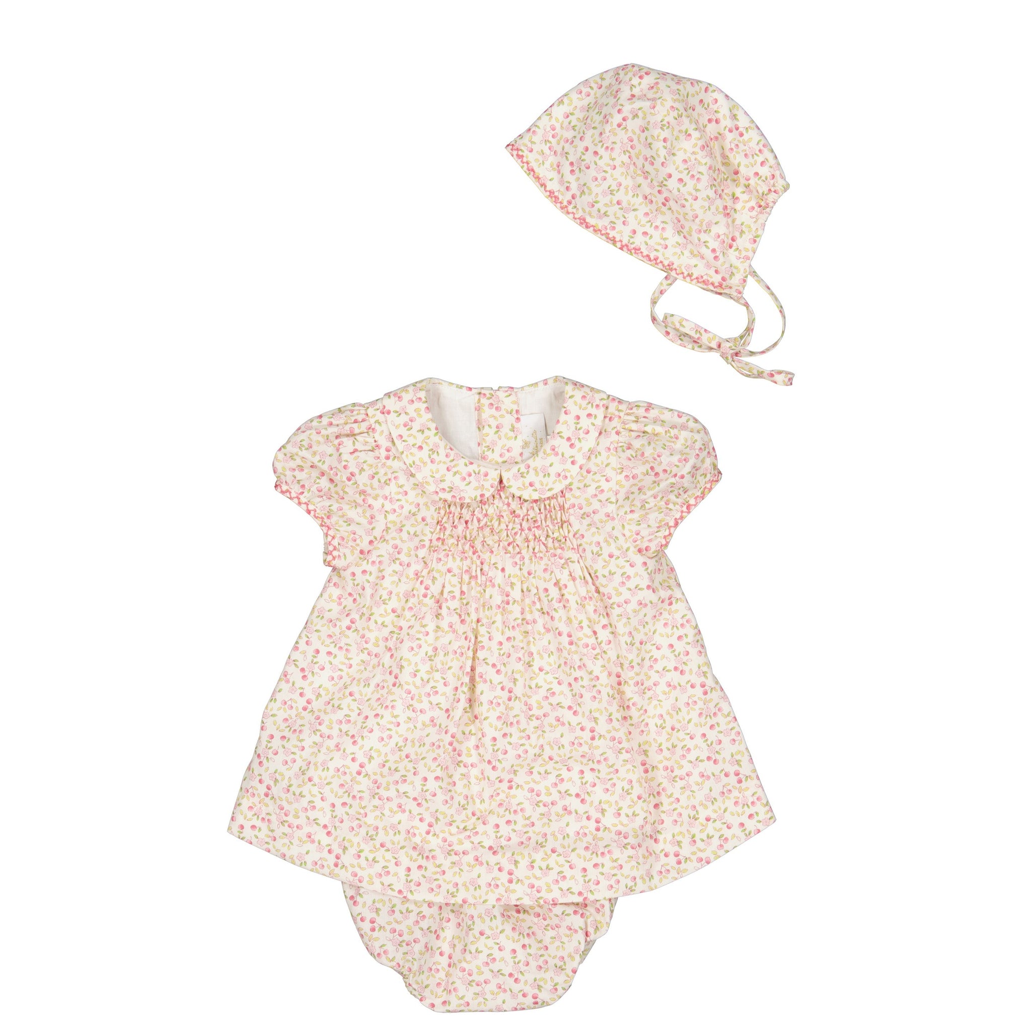 CHERRY FLORAL BABY SET